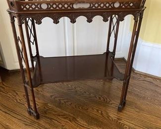 Rare W A Hathway NYC English Mahogany Tea Table