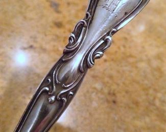 Beautiful set of sterling silver flatware by Hunt Silver Co.