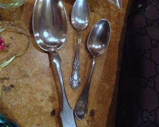 Miscellaneous sterling and coin silver pieces