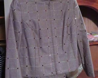 Votre Nom suit - the fabric on this offering is so chic