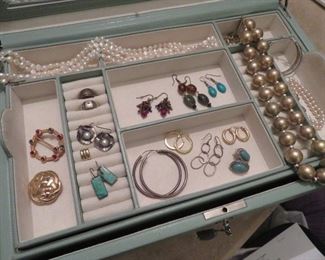 Nice selection of of genuine gold, sterling silver and quality costume jewelry 