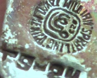 Pair of William Spratling sterling silver earrings