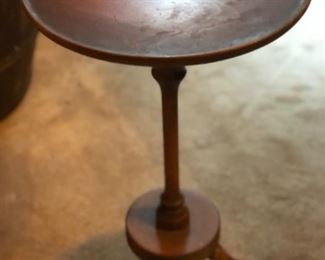 Round Wooden Side Table