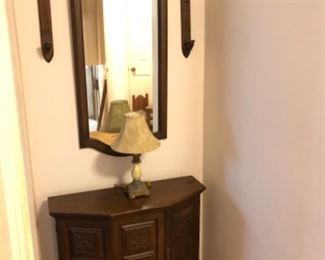 Entry Cabinet with Mirror