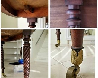 Underside - original casters