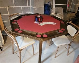Poker table $75.00