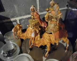 Fontanini Wise Men on Camels $150..set of 3