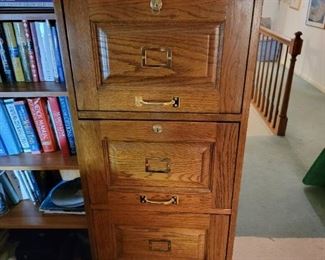 Wooden file cabinet $125.00