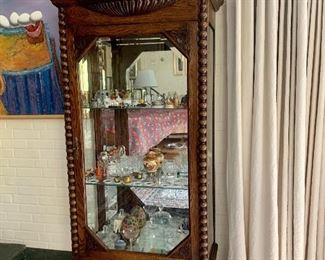 antique curio cabinet