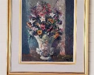 Oil on board by E. Cerrito