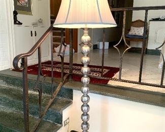 Chrome floor lamp