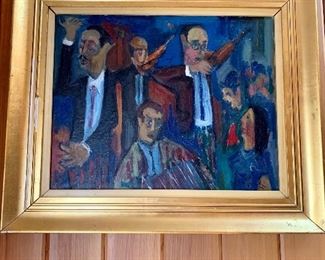 Vintage oil on canvas, Argentine artist