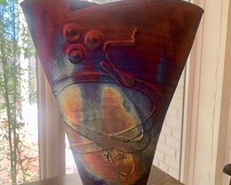 Raku pottery (by Kerry Gonzales)