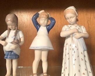 B & G Copenhagen figurines