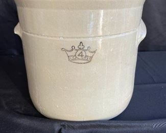 4 Gallon Crock with Crown