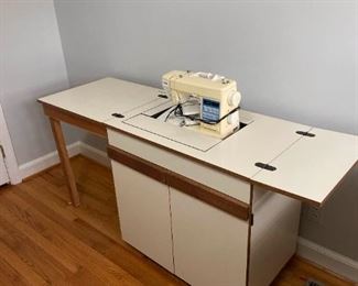 Brother Sewing Machine and Table