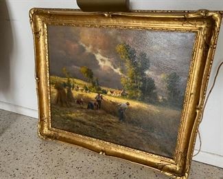 Large Georges Marieniez painting