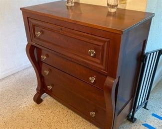Antique Mahogany Chest C. 1840