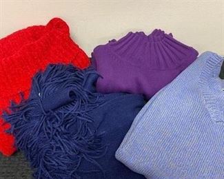 Lot of Womens 1X, Large, One Size Fall Winter Cardigan, Long Sleeve, More