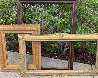 Vintage Lot of Rectangular Art Photo Frames