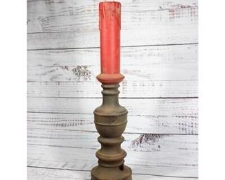 Vintage Plastic Blow Mold Candle Yard Art Christmas Holiday Seasonal Decor