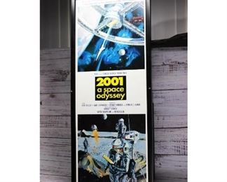 Vintage Rare 2001 A Space Odessy Collector Movie Poster Insert Framed