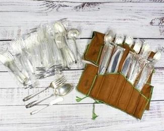 Vintage Wallace STRADIVARI Sterling Silver Flatware Set Over 66oz