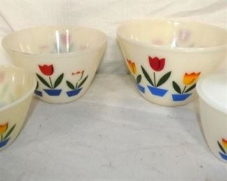 FIRE KING TULIP BOWLS