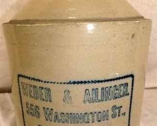 2G. WEBER & AILINGER BUFFALO NY JUG