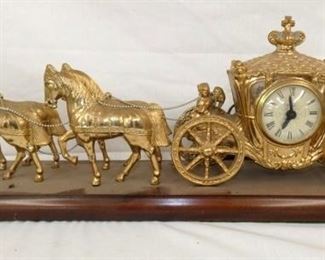 21IN UNITED CARRIAGE CLOCK