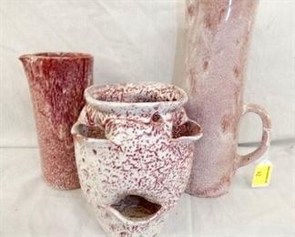 7,8,10IN AR COLE POTTERY
