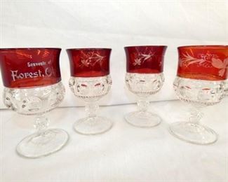 KINGS CROWN CUT STEMWARE