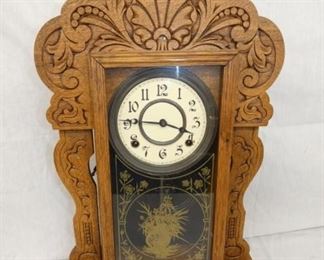 OAK KITCHEN CLOCK