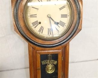 16X24 WALNUT CASE WALL CLOCK 16X24