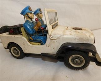 1950'S BO OPR TOY CAR W/ POLICE