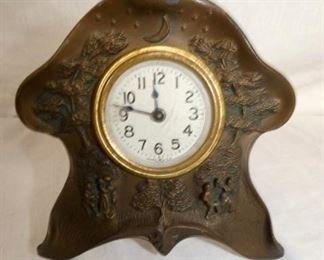 EARLY ENGRAVED PARLOR CLOCK