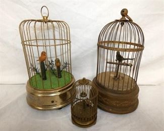 4-12IN MUSICAL BIRD CAGES