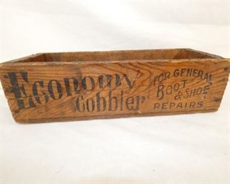 EARLY WOODEN ECONOMY BOX