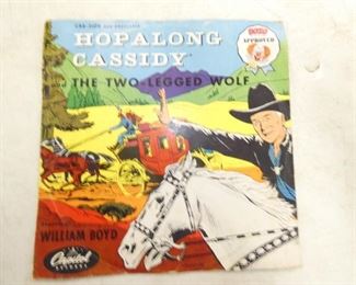 1950'S HOPALONG CASSIDY RECORD/BOOK