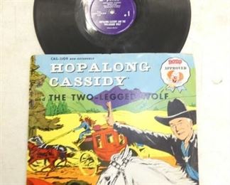 VIEW 2 1950'S HOPALONG RECORD/BOOK