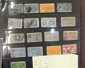 VIEW 6 EARLY STAMP COLLECTION