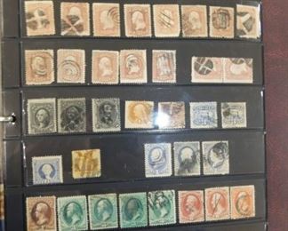 VIEW 8 EARLY STAMP COLLECTION