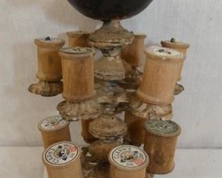 EARLY VICTORIAN PIN/SPOOL HOLDER
