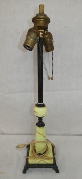 EARLY VICT. AGET TABLE LAMP
