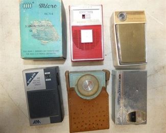 VARIOUS TRANSISTOR RADIOS