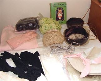 Vintage Clothing, Lingerie, Hats, Gloves, Wigs, 1940's, 1950's, 1960's