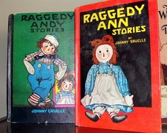 Vintage, Books, Children, Raggedy Ann, Raggedy Andy