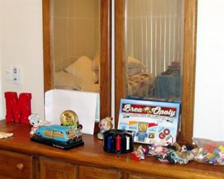 Vintage, Dresser, Oak, Mirrors, Night Stands, Bedroom Set, Hot Wheels, Games, Dolls, Board Game, Toys, Pez Collection
