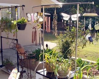 Wind Chimes, Potted Plants, Hanging Baskets, Plant Stands, Holders