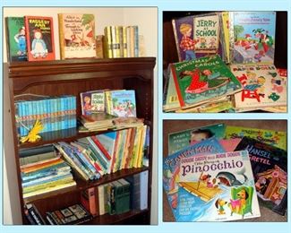 Vintage, Books, Children, Little Golden Books, Disney, Hardy Boys, Nancy Drew, Alice in Wonderland, Records, LP's, Novels, Paperbacks